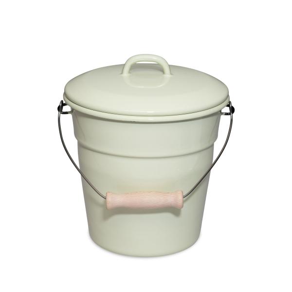 Riess Bioeimer mit Deckel, Bunt/Pastell Classic
